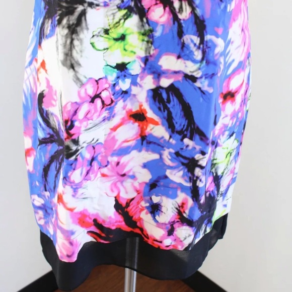 Sandro Abstract Floral Printed Shift Dress - Picture 3 of 9